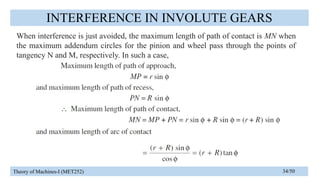 Gears Terminology, Classification, Types | PPTX