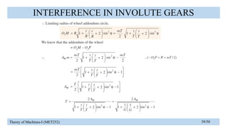 Gears Terminology, Classification, Types | PPTX