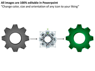 All images are 100% editable in Powerpoint
“Change color, size and orientation of any icon to your liking”
 