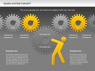 Gears Module Information Poster Gears System Concept Diagram (for PowerPoint and Google Slides) | PPTX