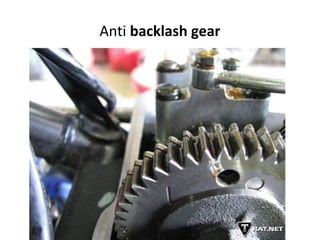 Anti backlash gear
 