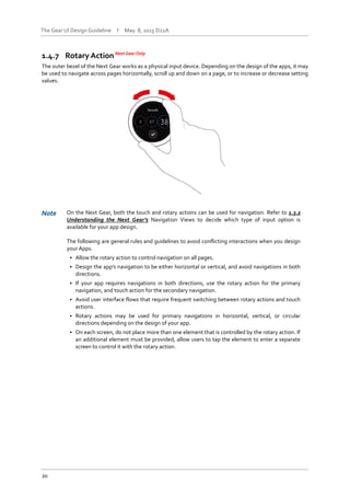 Samsung Gear UI Design Guidelines | PDF