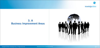 3. A
                               Business Improvement Areas




Copyright	
  ©	
  2010,	
  Knowledge	
  Values.	
  All	
  Rights	
  Reserved.   Geavanceerd	
  Kennis	
  Gebaseerd	
  Werken   27
 