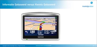 Informatie Gebaseerd versus Kennis Gebaseerd




Copyright	
  ©	
  2010,	
  Knowledge	
  Values.	
  All	
  Rights	
  Reserved.   Geavanceerd	
  Kennis	
  Gebaseerd	
  Werken   7
 