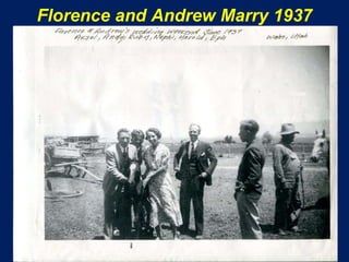 Florence and Andrew Marry 1937
 