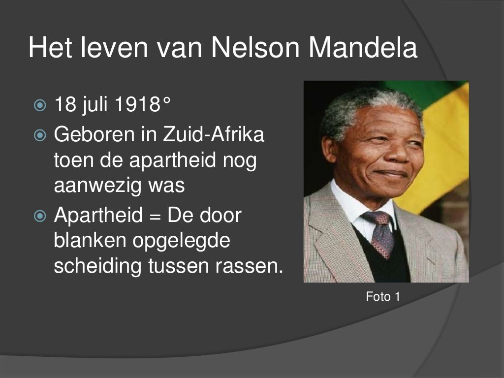10 mei 1994, Nelson mandela eerste zwarte president van Zuid-Afrika