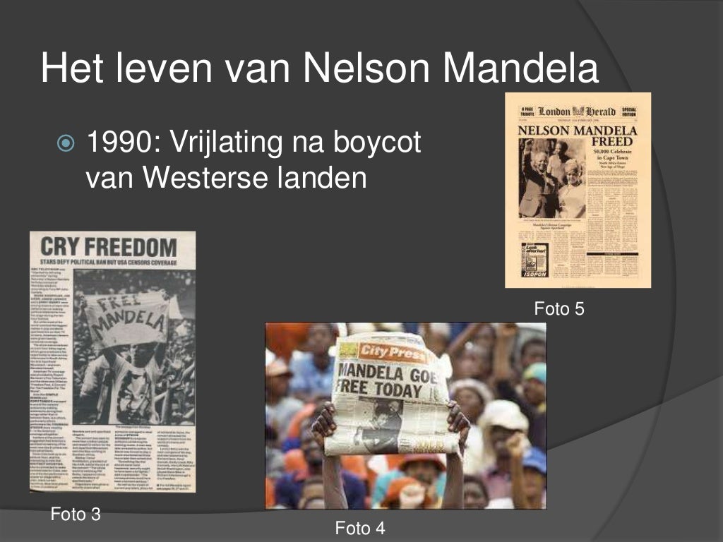 10 mei 1994, Nelson mandela eerste zwarte president van Zuid-Afrika