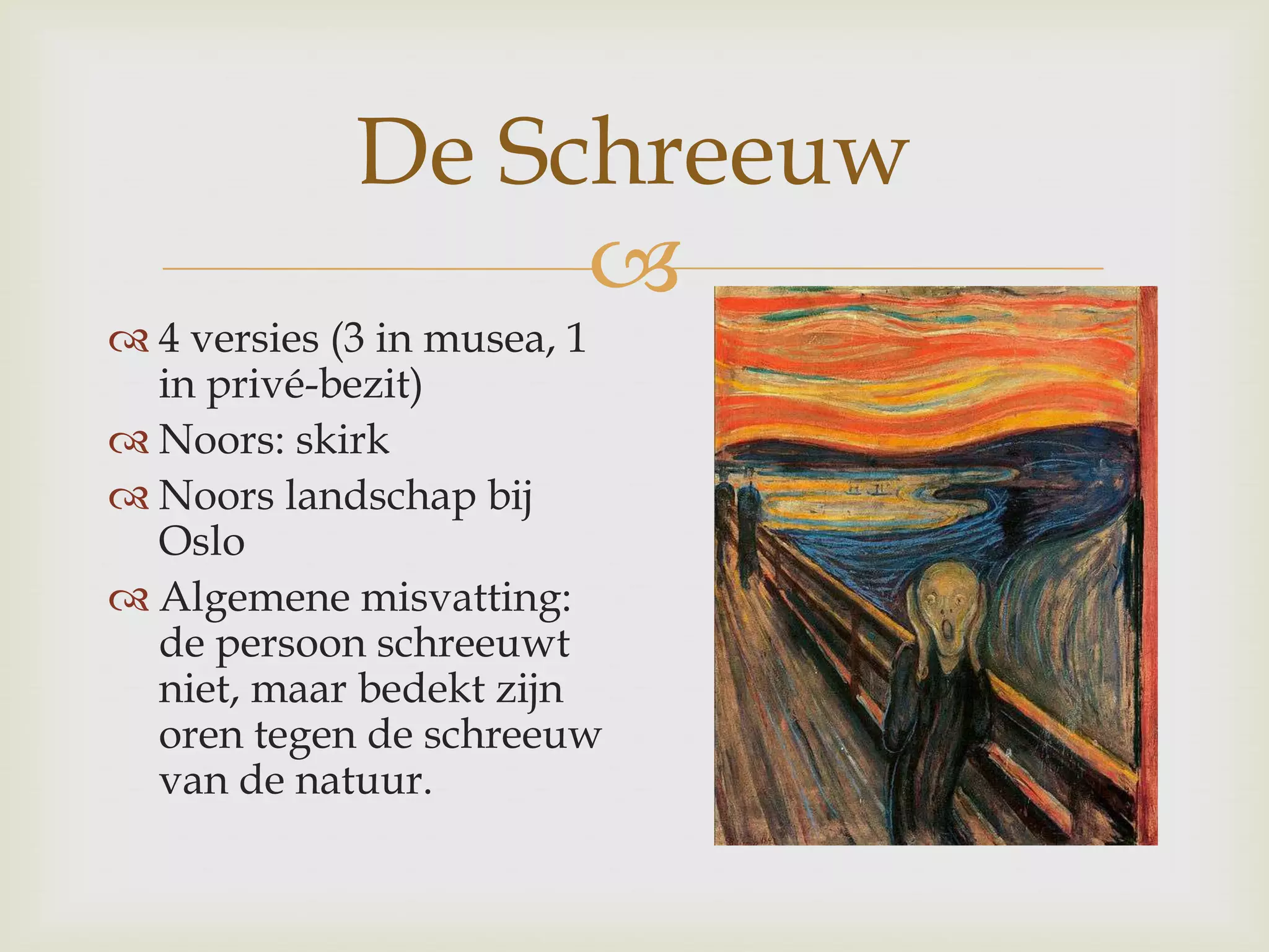 Diefstal van 'De Schreeuw' en 'Madonna | PPT