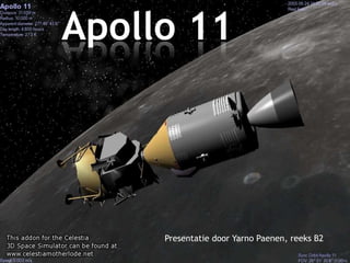 Apollo 11




     Presentatie door Yarno Paenen, reeks B2
 