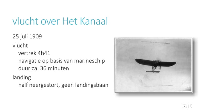 Blériot - eerste vlucht over kanaal | PPT