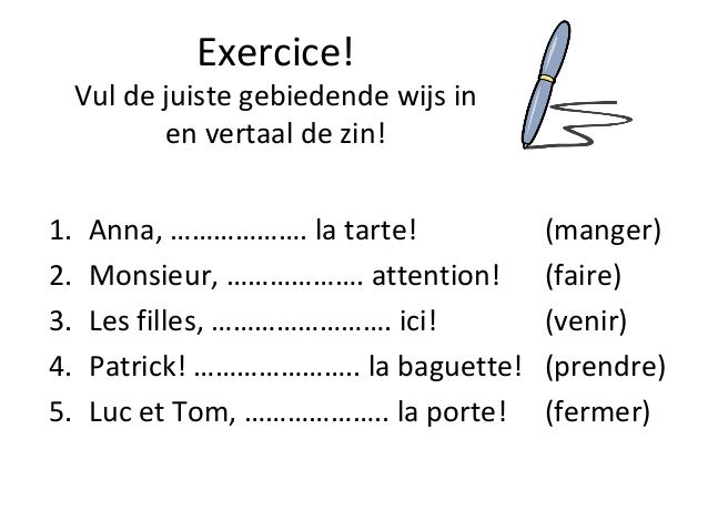 Gebiedende wijs