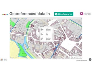 2525
Georeferenced data in
LIBISnet Gebruikersdag
 