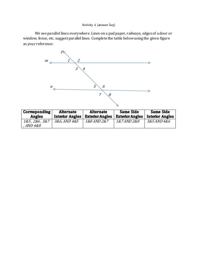 Graphing Activity 2 Answer Key