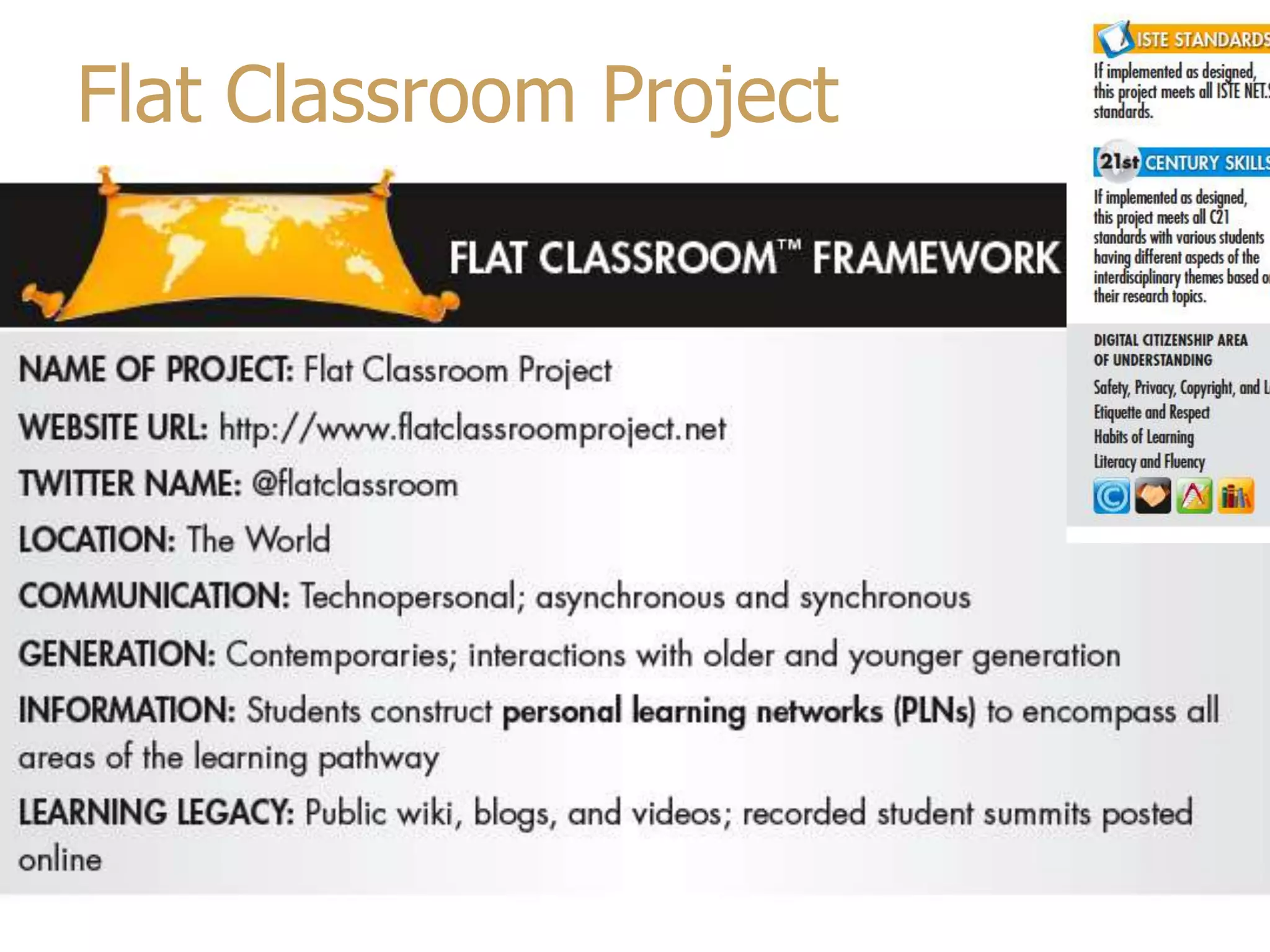 Flat Classroom Project
 