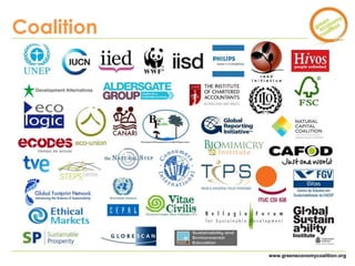 www.greeneconomycoalition.org 
Coalition 
 
