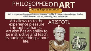 Truth In Art Art Appreciation: Functions and Philosophies of Art | PPTX