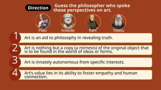 Truth In Art Art Appreciation: Functions and Philosophies of Art | PPTX