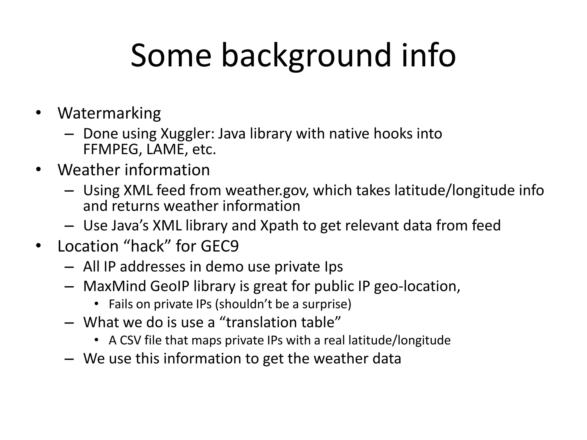 Stream/download content