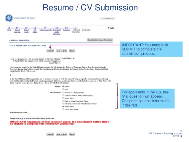 submit resume for jobs