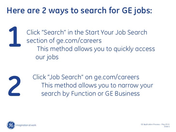 Ge Careers How To Apply