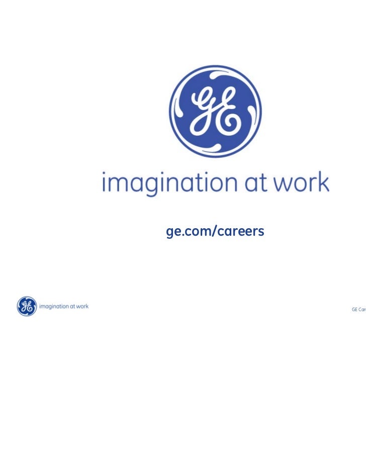 GE Careers How to Apply