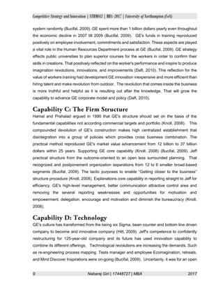 General Electric (GE) Case Study | PDF