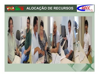 ALOCAÇÃO DE RECURSOS
 