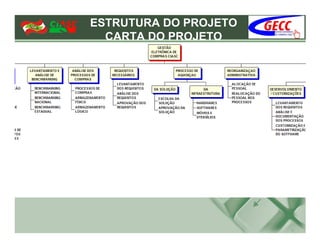 ESTRUTURA DO PROJETO
  CARTA DO PROJETO
 