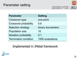 A parallel evolutionary algorithm for prioritized pairwise testing of ...