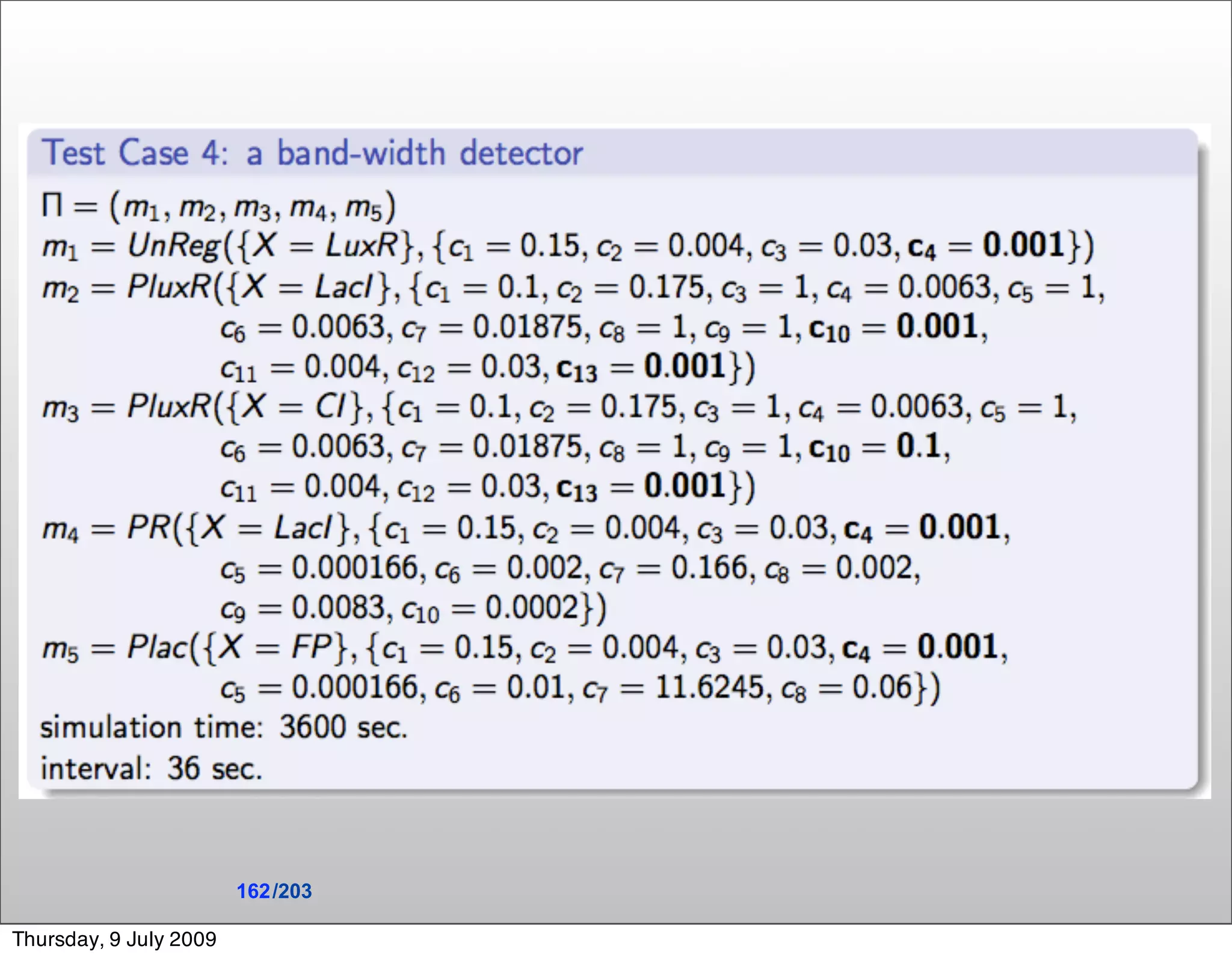 162 /203

Thursday, 9 July 2009
 