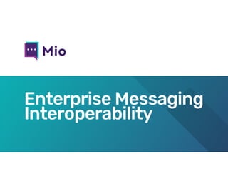 Enterprise Messaging
Interoperability
 