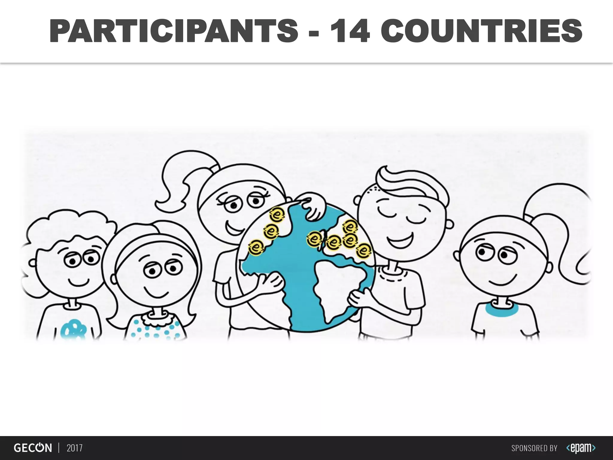 12
PARTICIPANTS - 14 COUNTRIES
 