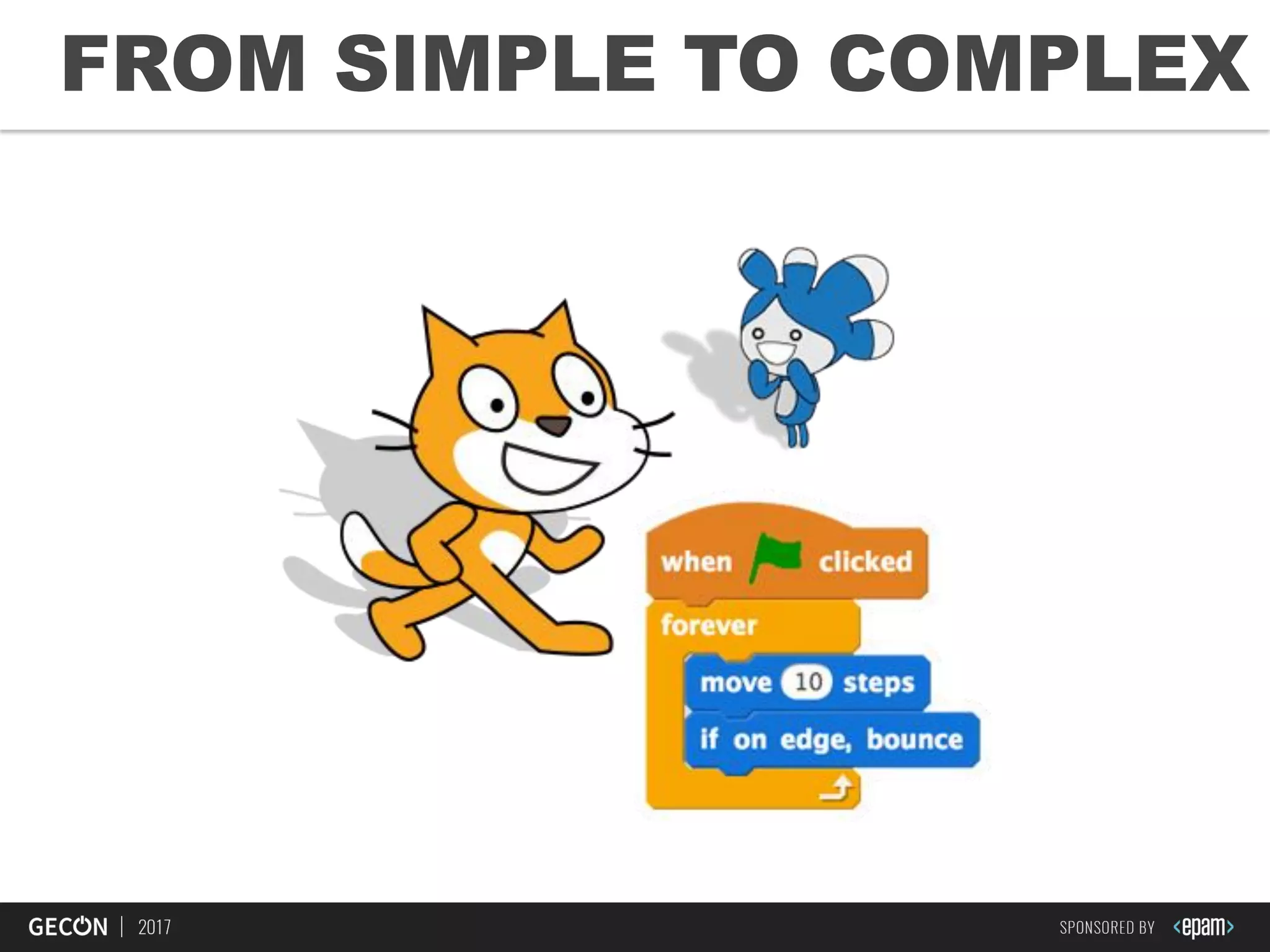 19
FROM SIMPLE TO COMPLEX
 