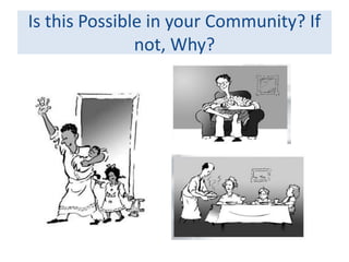 Is this Possible in your Community? If
not, Why?
 