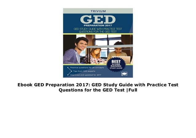 Ebook GED Preparation 2017: GED Study Guide with Practice Test ...