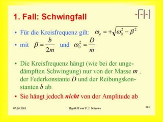 1. Fall: Schwingfall
 