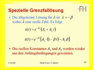 Spezielle Grenzfalllösung
 