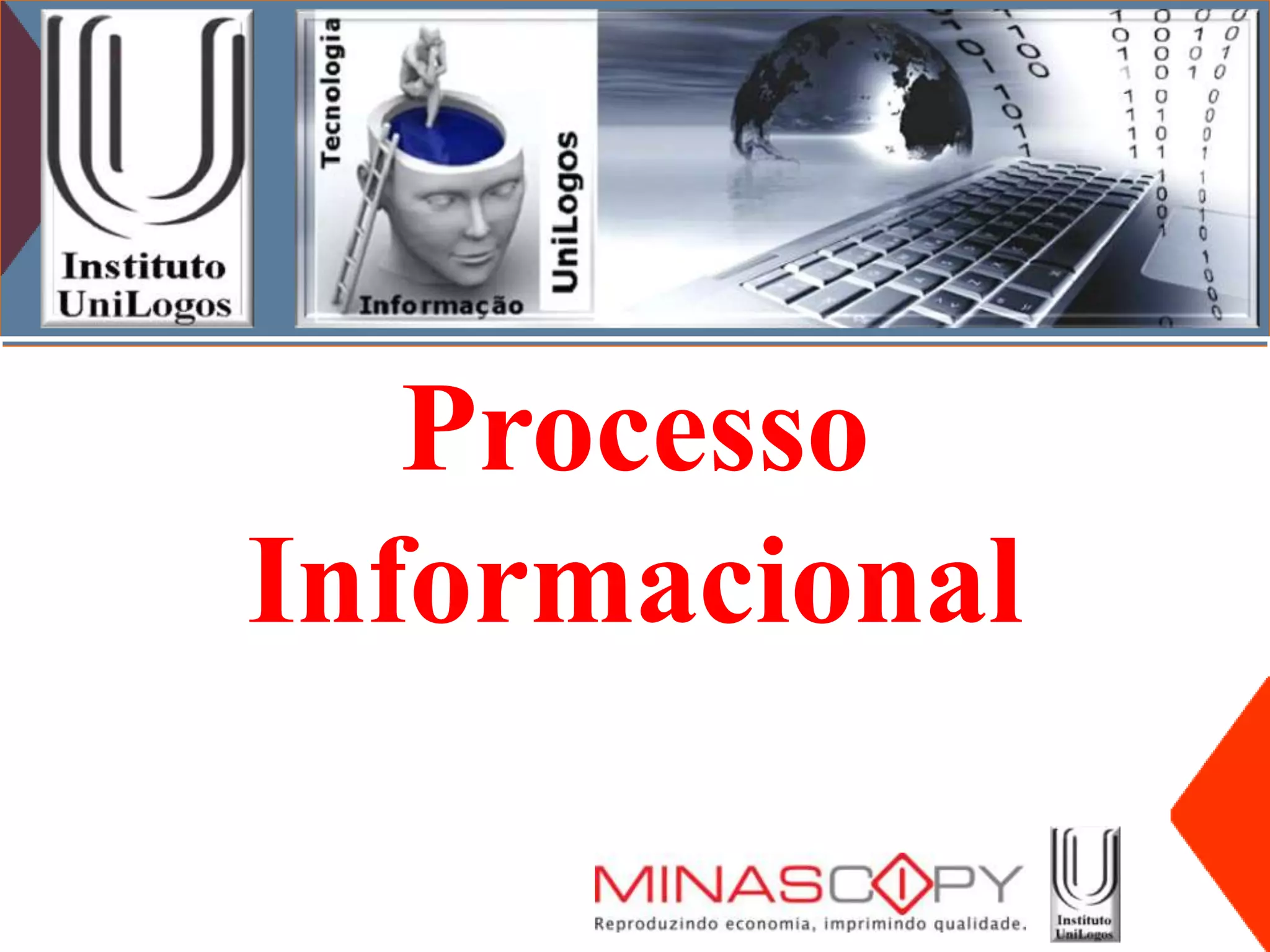 Processo
Informacional
 