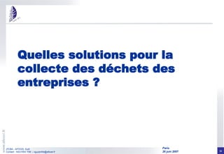 Quelles solutions pour la collecte des déchets des entreprises ? 