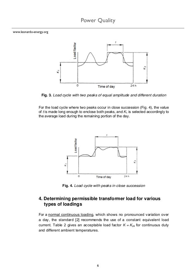 Overload capacity of power transformers