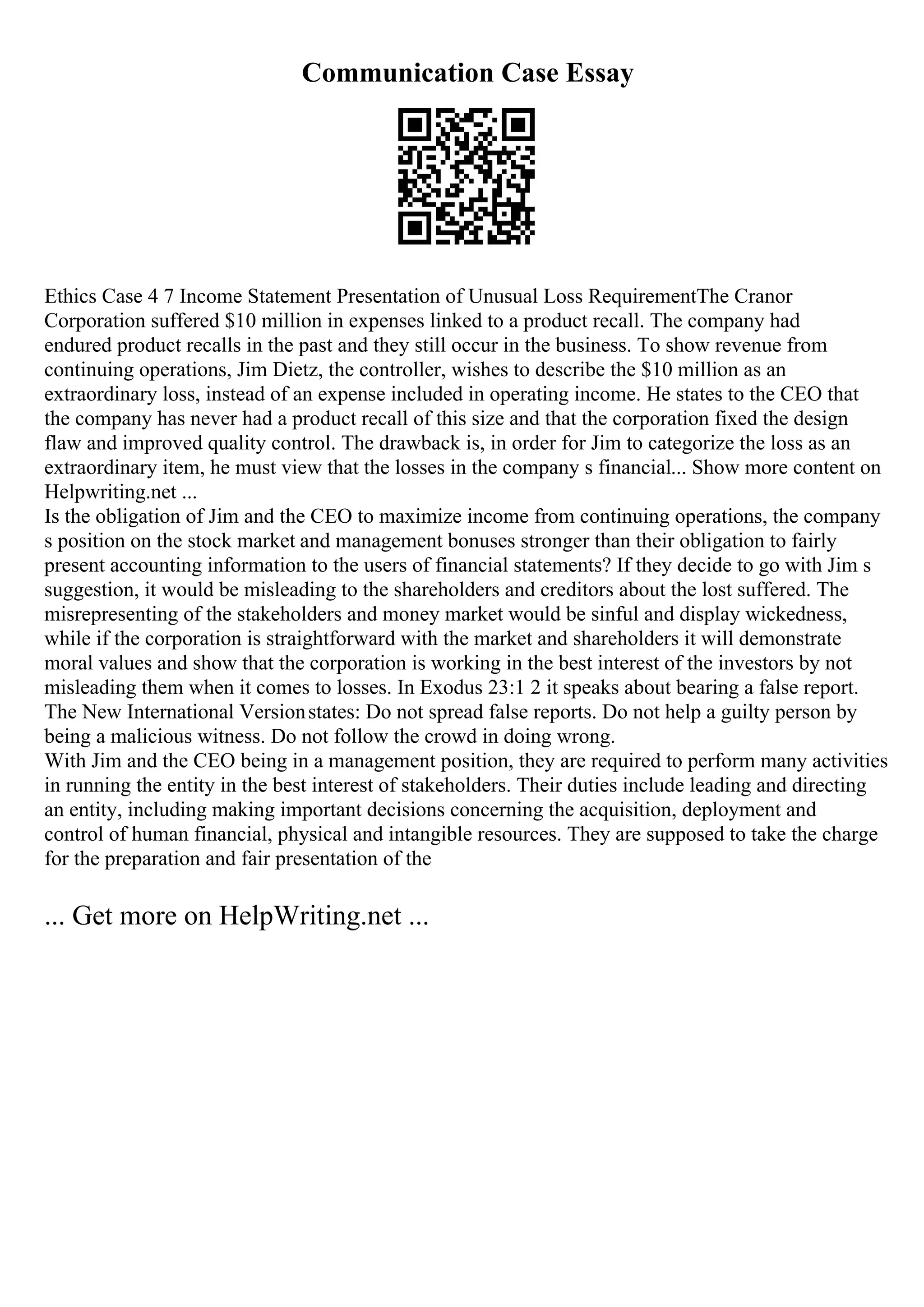 Ged Essay Questions Examples | PDF