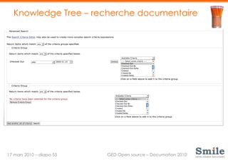 Knowledge Tree – recherche documentaire 