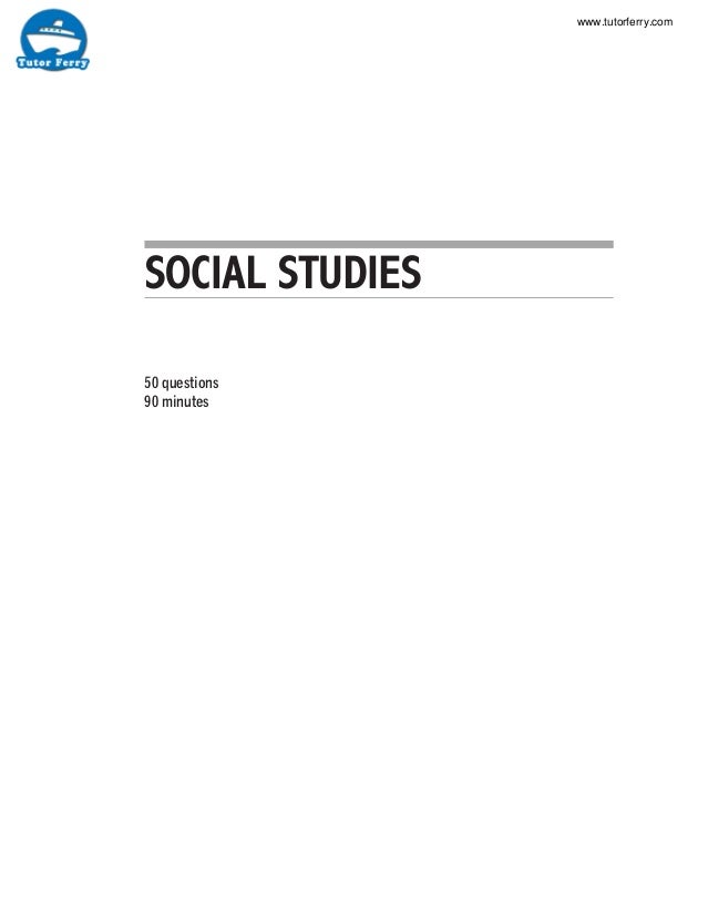 Ged Social Studies Test