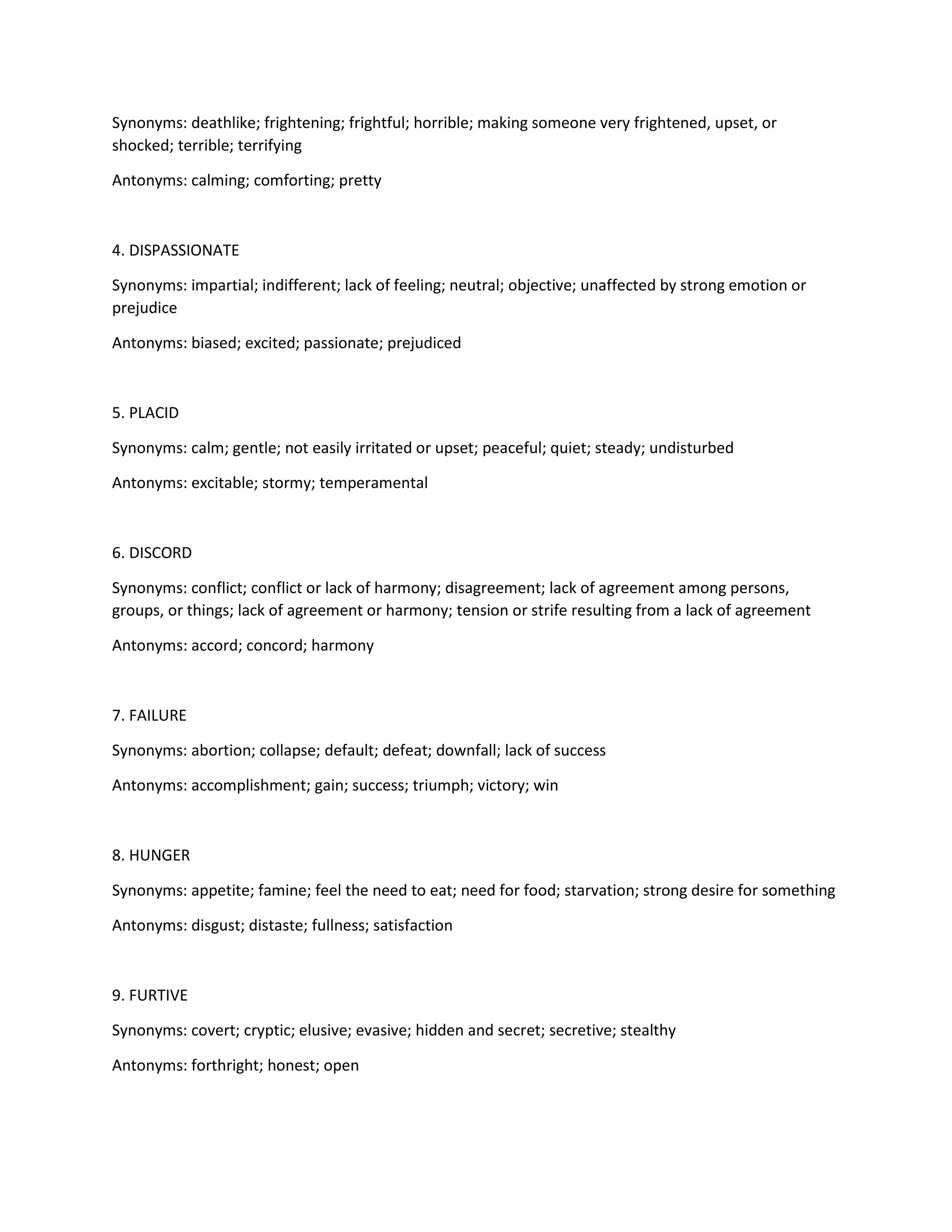 Ged Vocabulary Practice | PDF