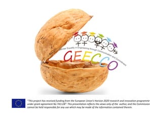 In a nutshell
“This project has received funding from the European Union’s Horizon 2020 research and innovation programme
under grant agreement No 741128”. This presentation reflects the views only of the author, and the Commission
cannot be held responsible for any use which may be made of the information contained therein.
 