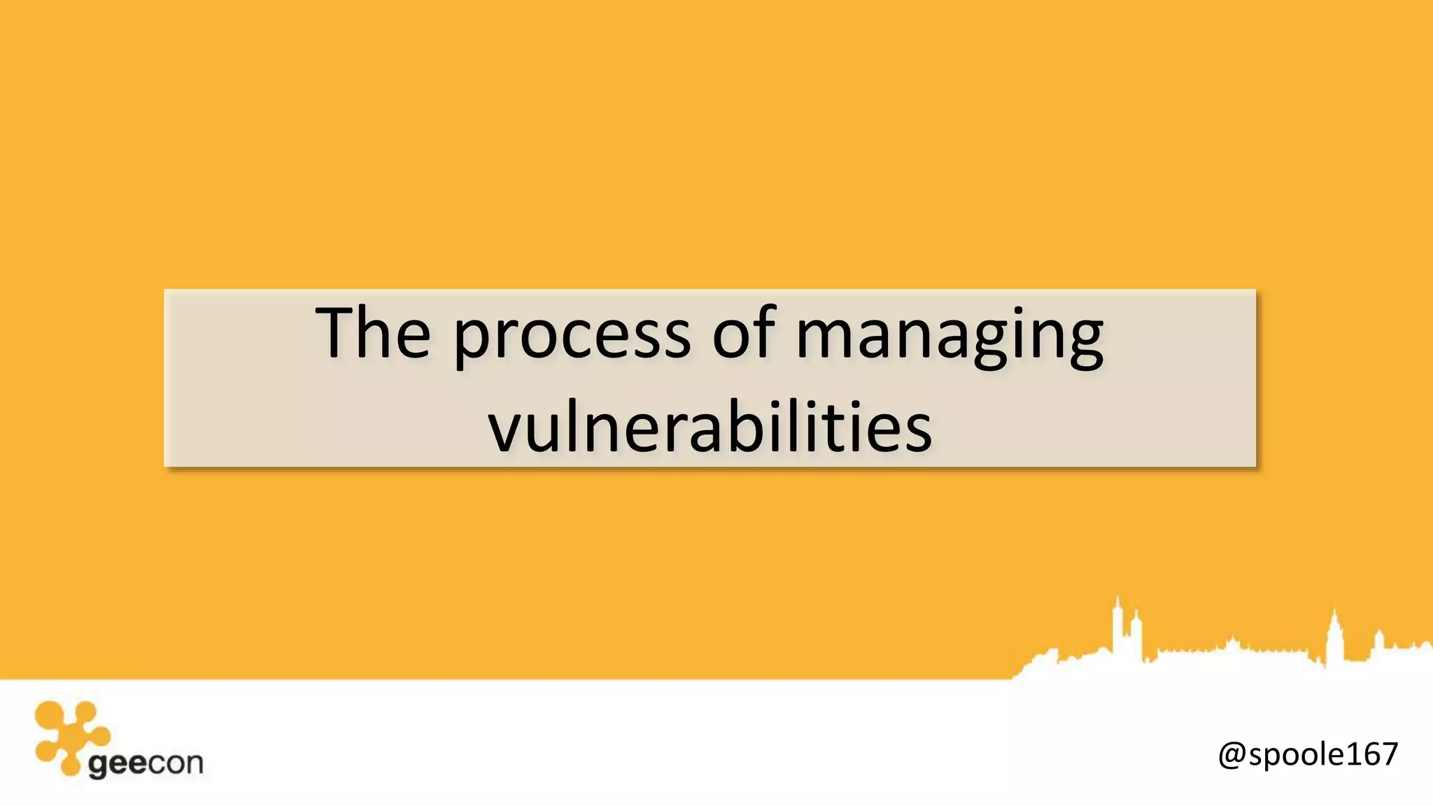 Geecon 2017 Anatomy of Java Vulnerabilities | PPT
