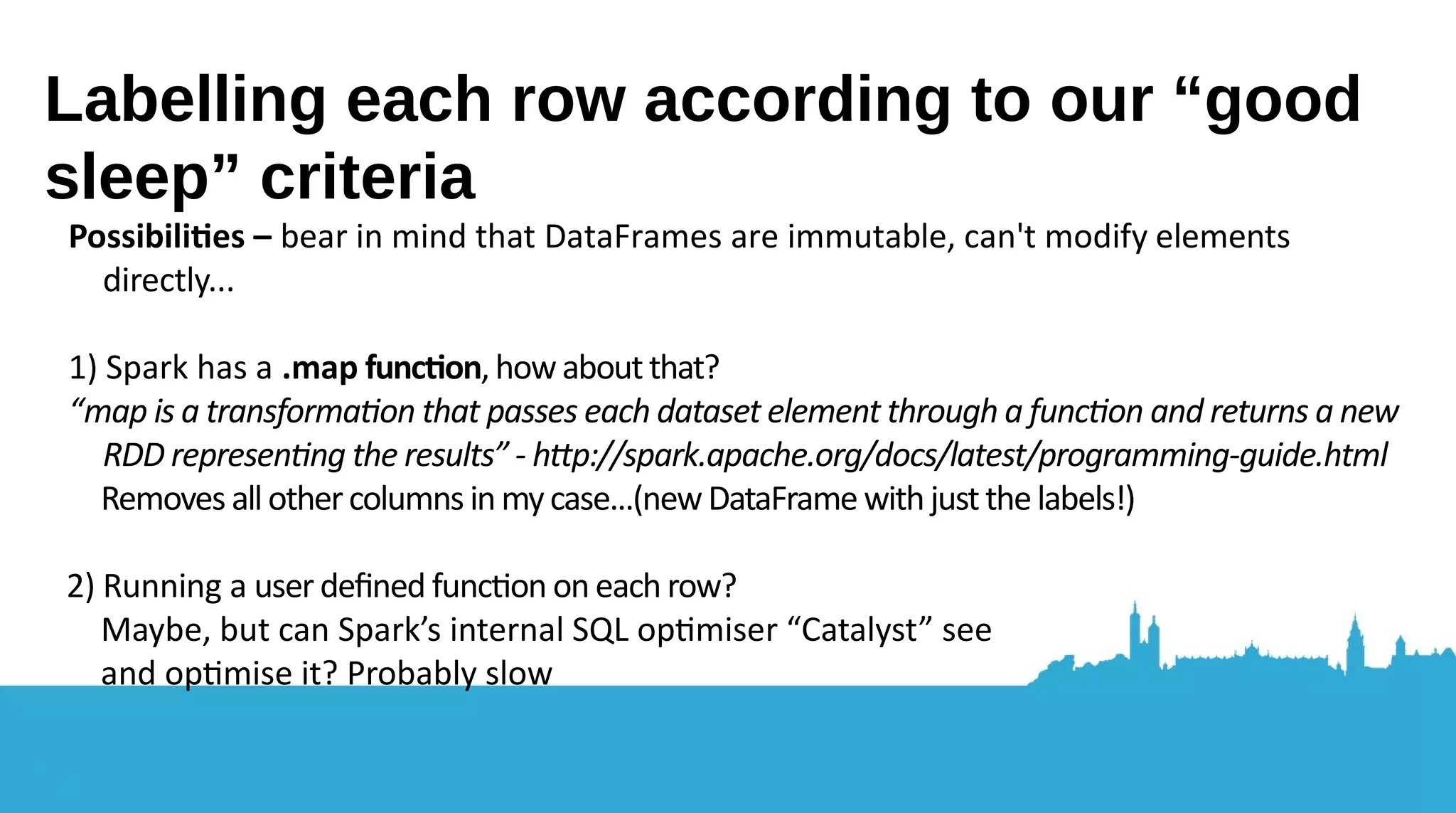 1) didn’t label each row in the DataFrame yet 2) Naive Bayes can’t handle our data in the current form 3) too many useless features 