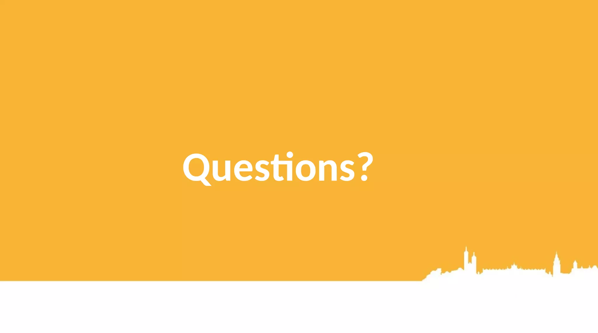 Final points to consider... Where would Spark fit in to your systems? A replacement or supplementary? Give it a try with your own data and you might be surprised with the outcome It’s free and open source with a very actve community! Contact me directly: aroberts@uk.ibm.com 