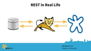 REST in Real Life
Kraków, 9-11 May 2018
@VladimirD_42
 