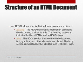 Html Head Structure Music Downloading Website (HTML,CSS,PHP Presentation) | PPTX